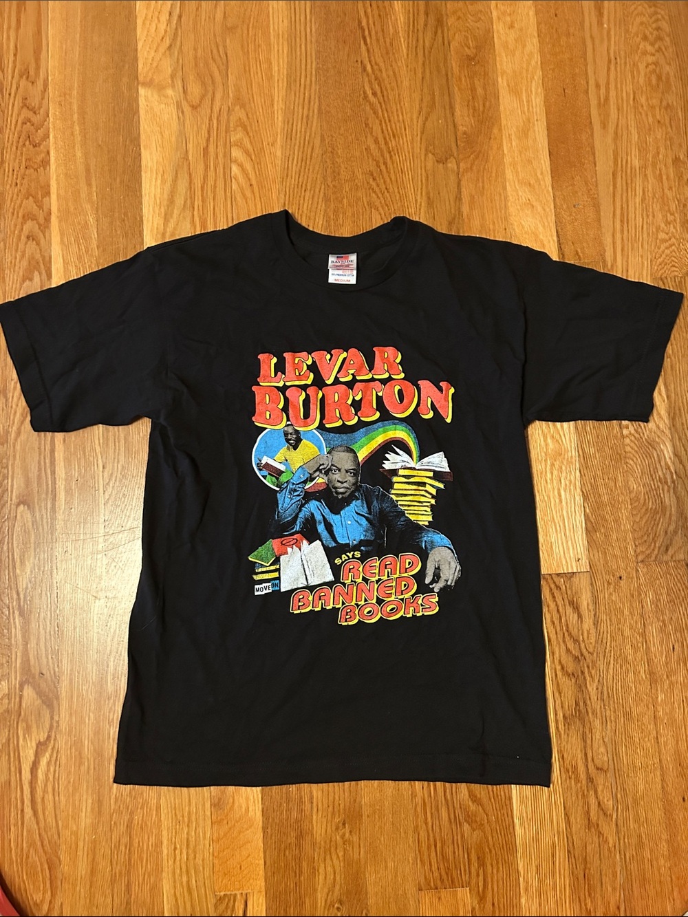 LeVar Burton "Read Banned Books" Graphic Tee - Black